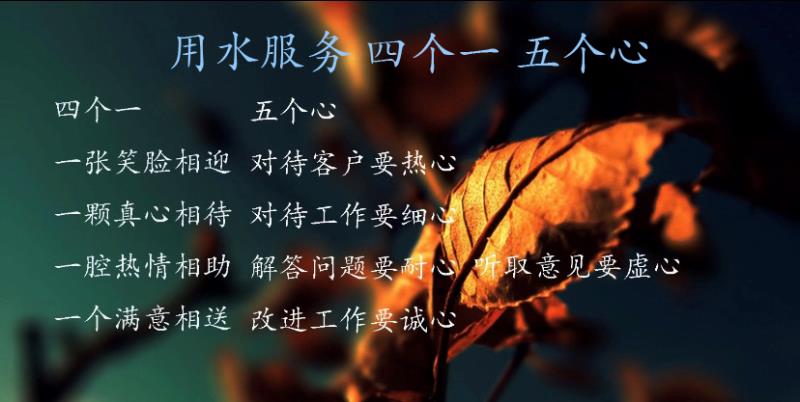 用水1+2 報裝“新概念”